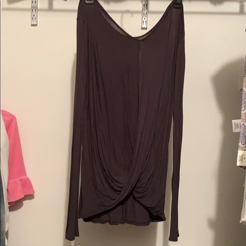 express open back shirt
